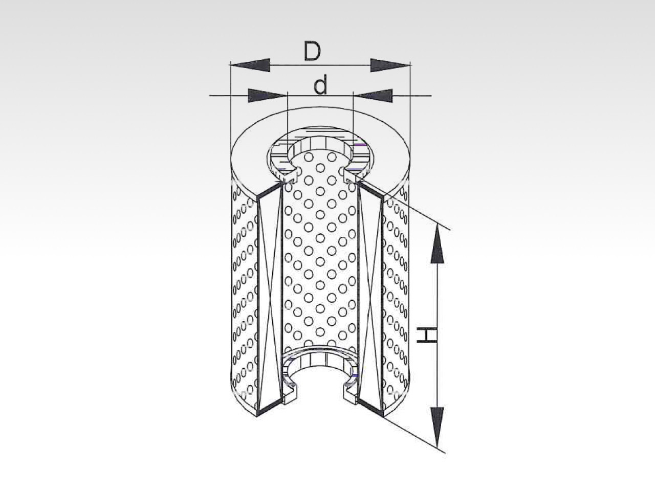 Фильтр для тепловозов и судов, Масляный фильтр фильтр NEVSKY FILTER NF1714