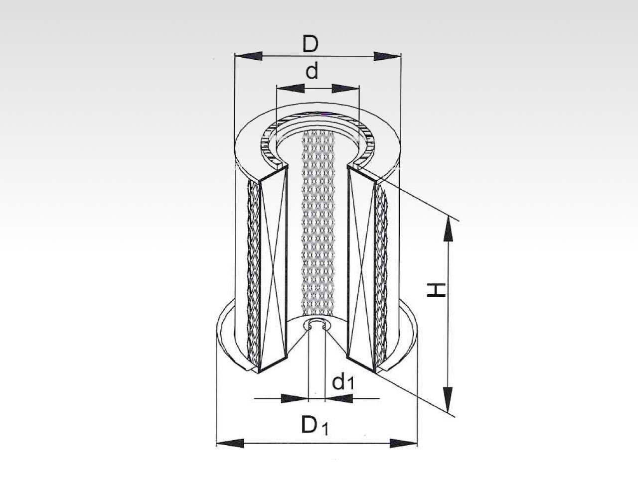 Воздушный фильтр фильтр NEVSKY FILTER NF4618